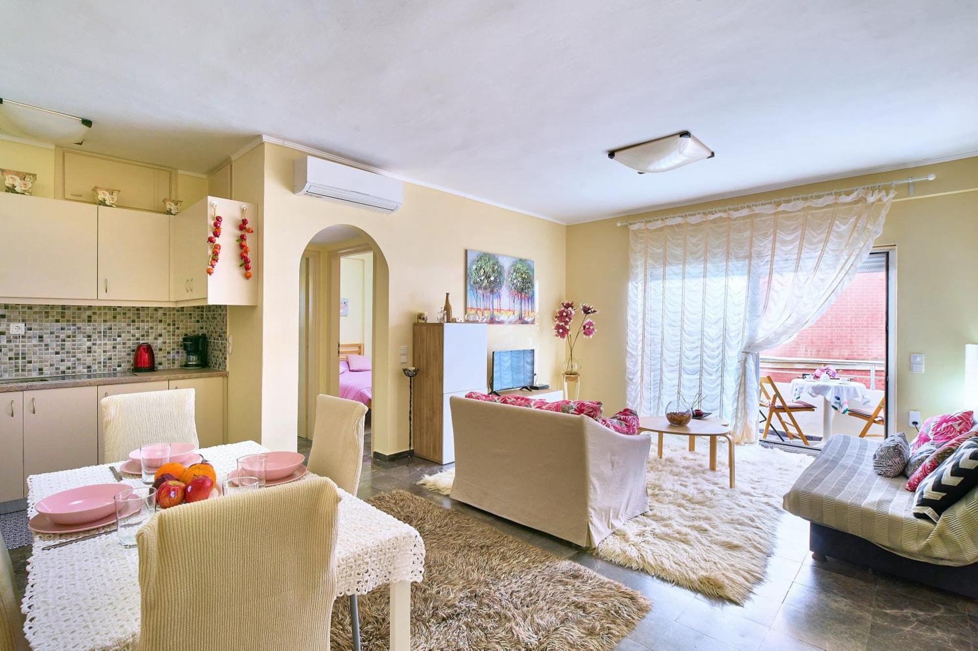 Spyridon Apartment In Chania Hriszí Aktí Haniá Kültér fotó