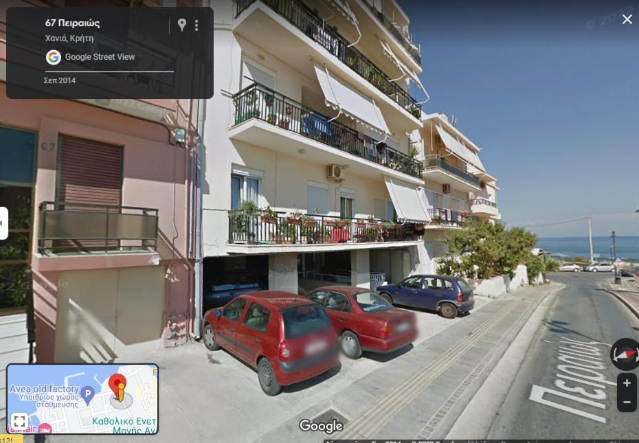 Spyridon Apartment In Chania Hriszí Aktí Haniá Kültér fotó
